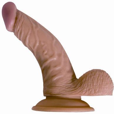 All American Whopper Vibrating 7 inches Dildo, Balls Beige - Candysoyummy Adult Store