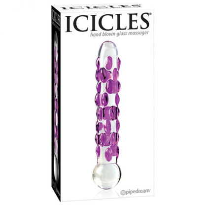 Icicles No 7 Glass Wand Massager Clear