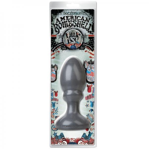 American Bombshell Little Boy Gray Butt Plug - Candysoyummy Adult Store