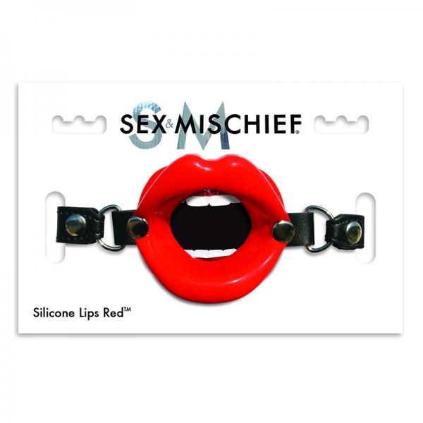 S&m Silicone Lips- Red