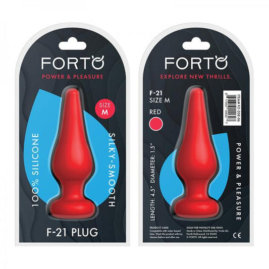 Forto F-21: Tear Drop Medium Red