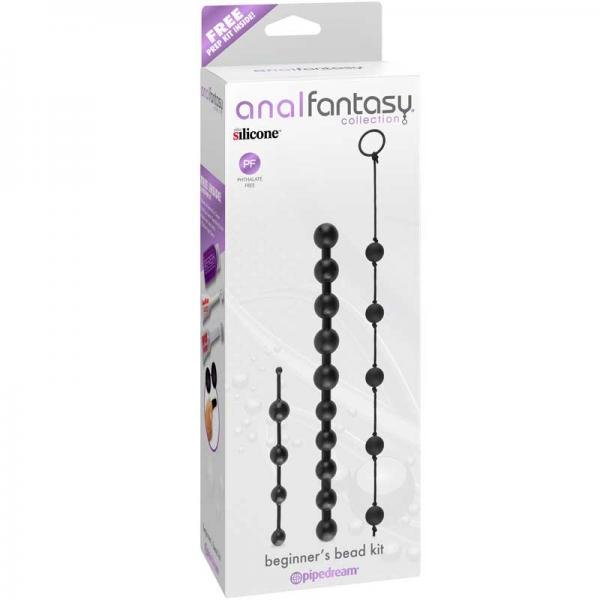 Anal Fantasy Beginners Bead Kit Black - Candysoyummy Adult Entertainment Store