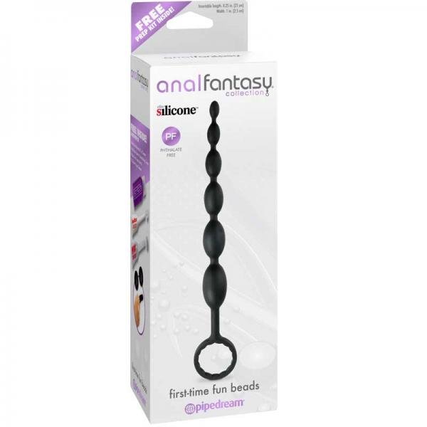 Anal Fantasy First Time Fun Beads Black - Candysoyummy Adult Entertainment Store