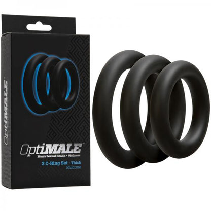 Optimale 3 C Ring Set Thick Black