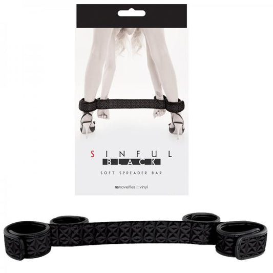 Sinful Soft Spreader Bar Black