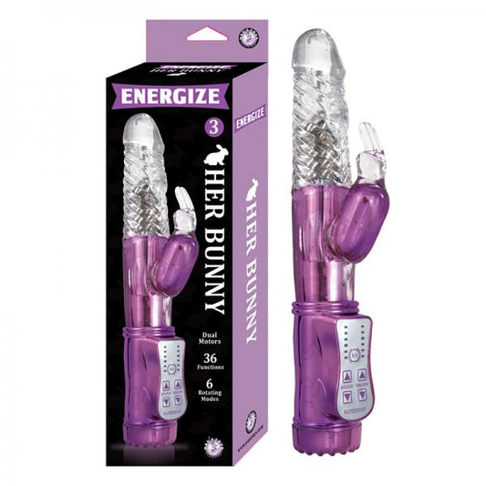 Energize Her Bunny 3 Purple Rabbit Vibrator