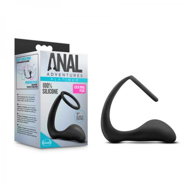 Anal Adventures Platinum 'Cock Ring' Plug