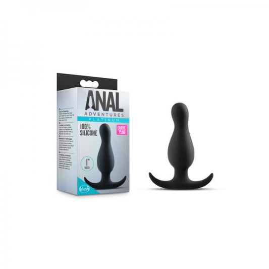 Anal Adventure Platinum "Curve" Plug