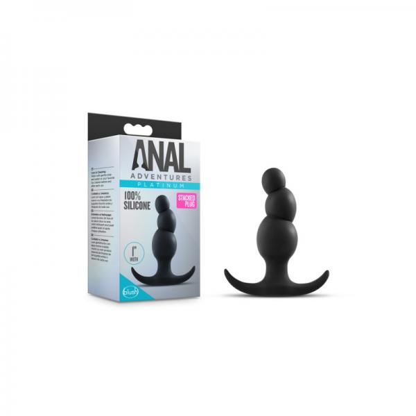 Anal Adventure Platinum "Stacked" Plug